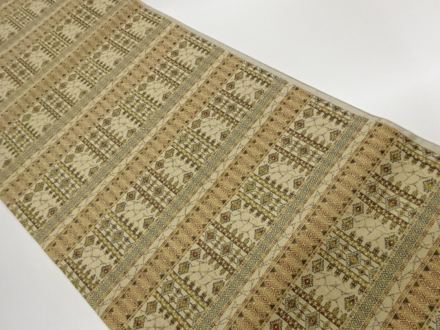 JAPANESE FUKURO OBI / WOVEN RHOMBUS